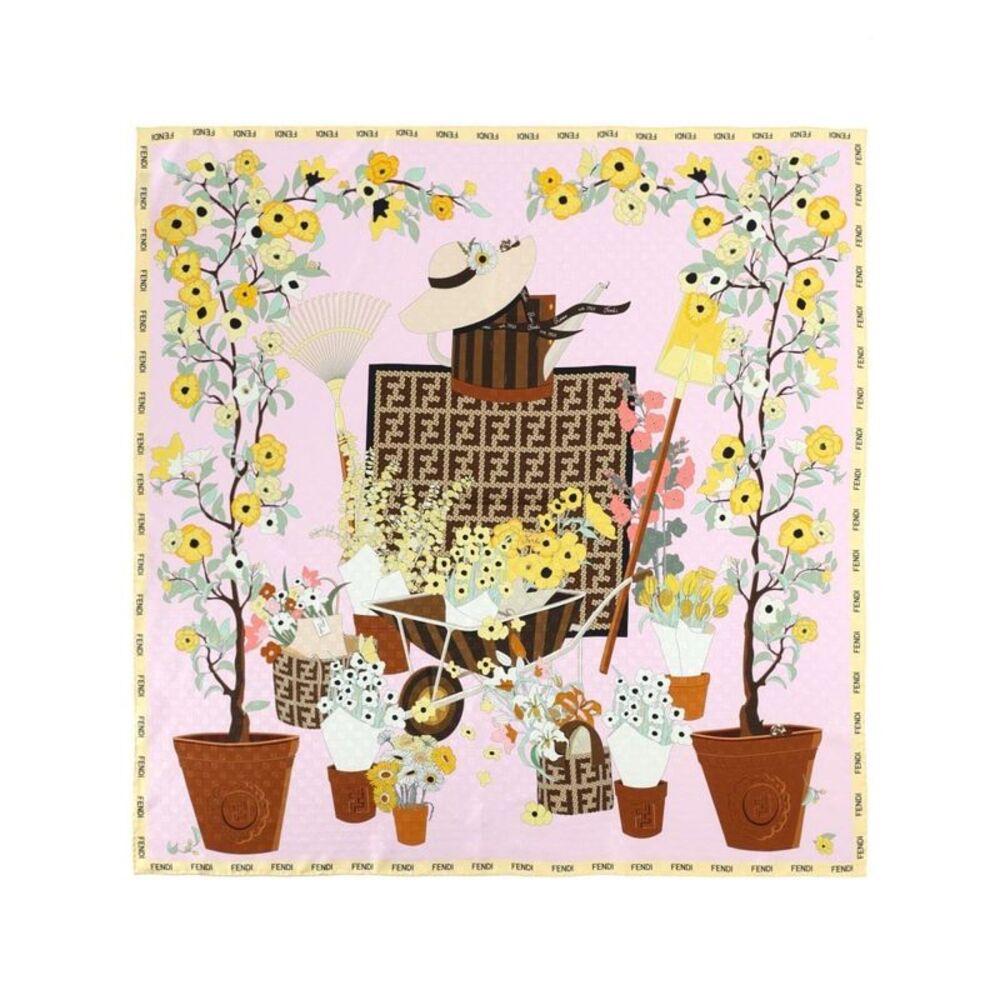 Fendi Women Fendi Women Foulard "Fendi Gardening"
